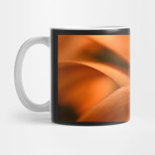 Orange flower petals Mug